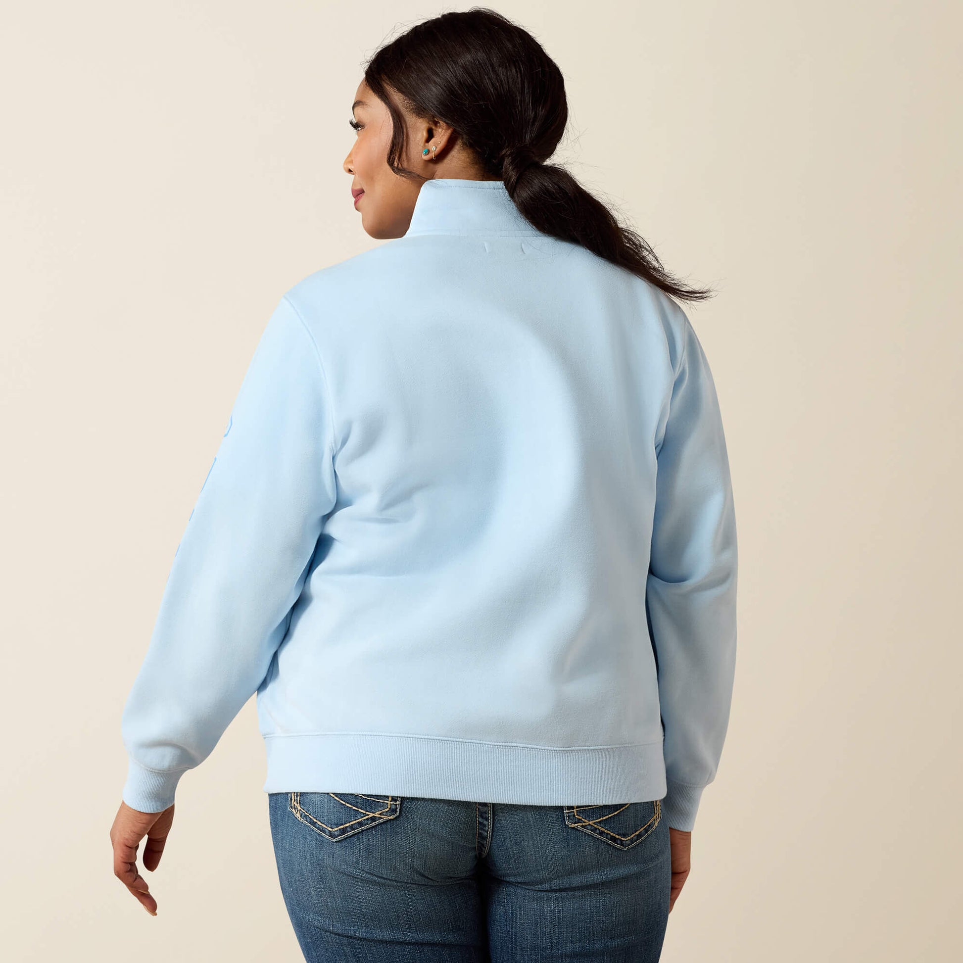 Ariat Women Foundation Logo 1/2 Zip Sweatshirt