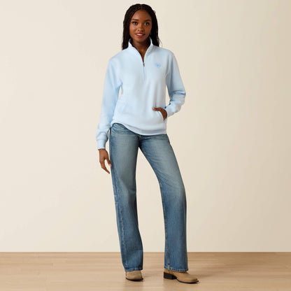 Ariat Women Foundation Logo 1/2 Zip Sweatshirt