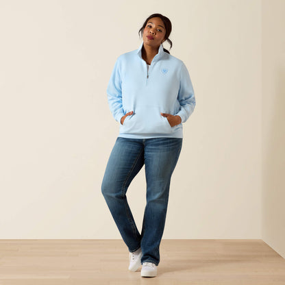 Ariat Women Foundation Logo 1/2 Zip Sweatshirt