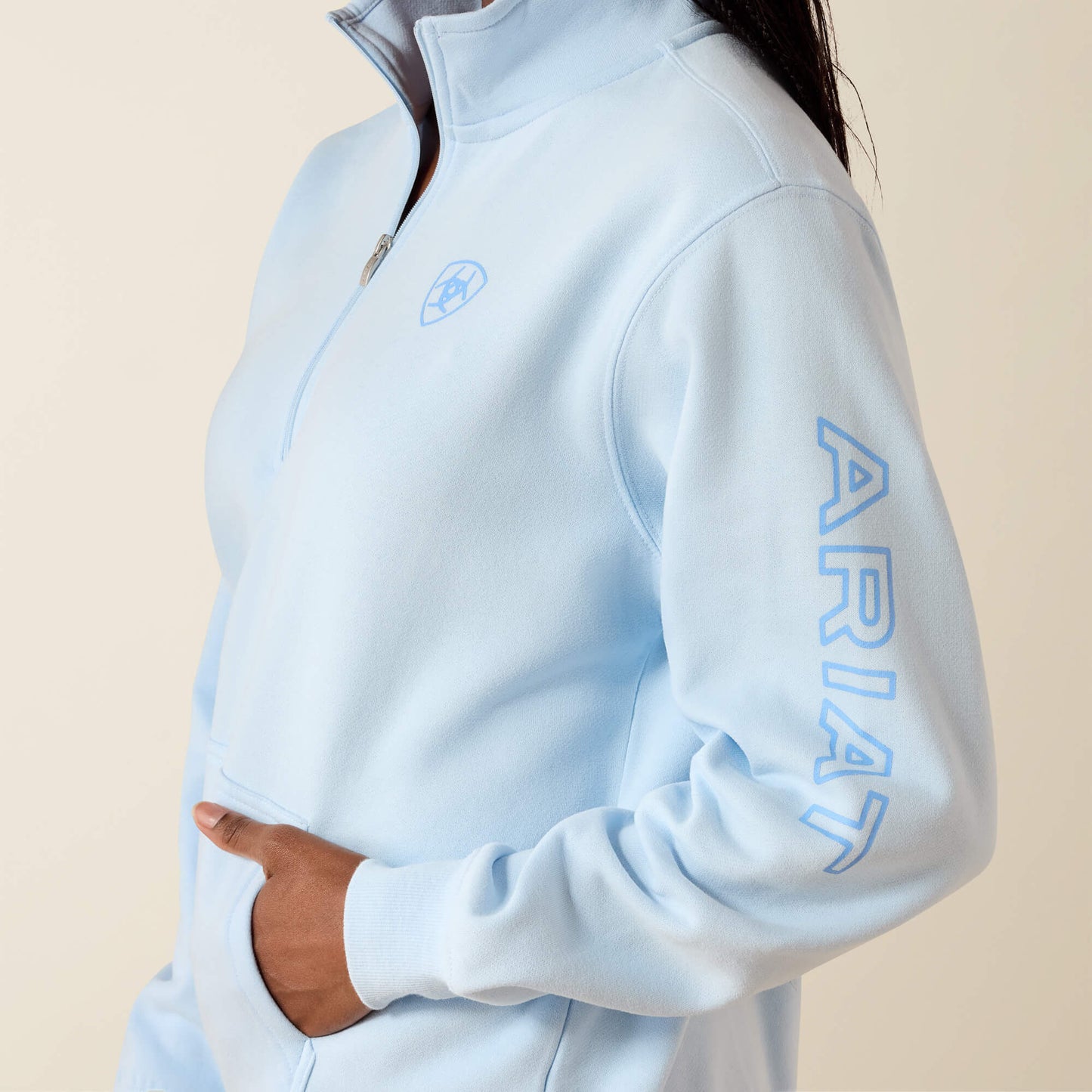 Ariat Women Foundation Logo 1/2 Zip Sweatshirt