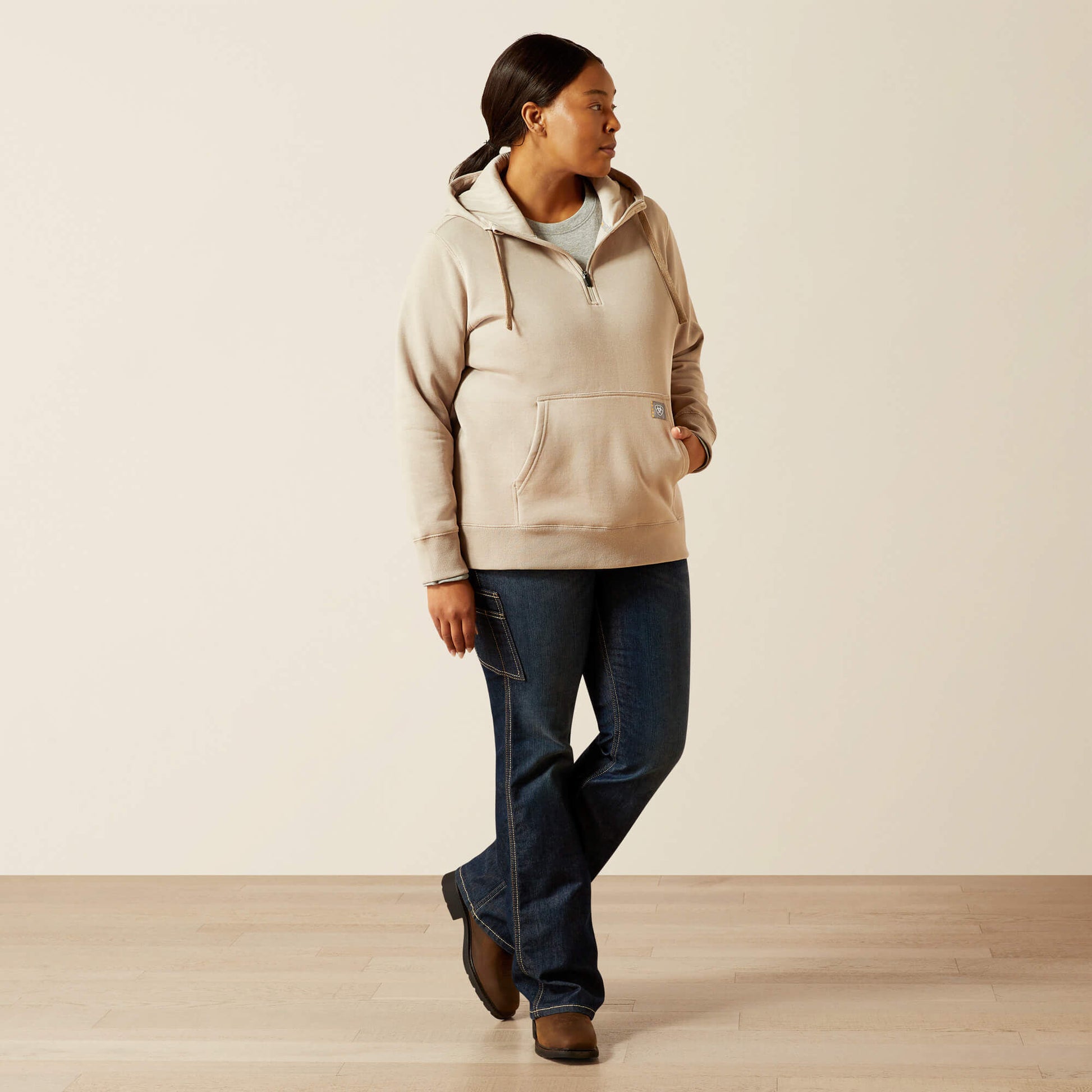 Ariat Women Rebar Skill Set 1/2 Zip Hoodie