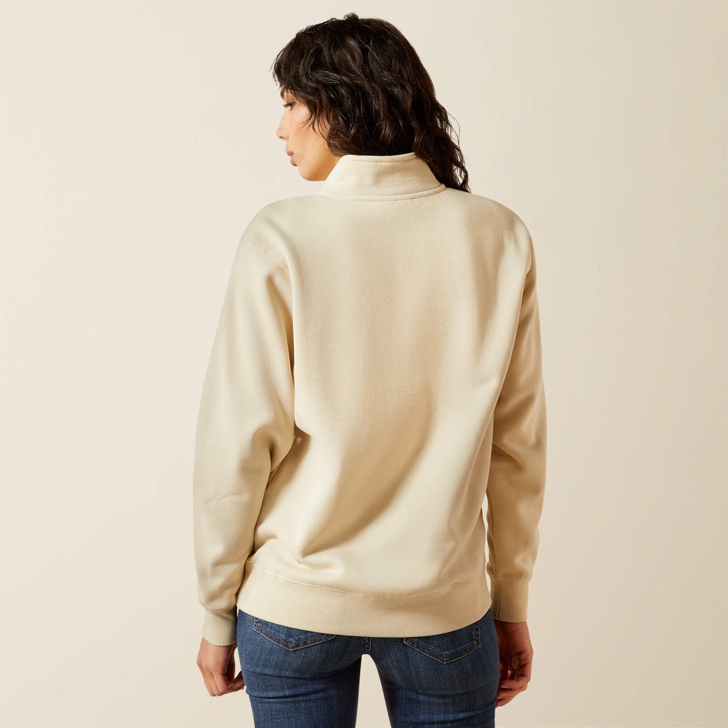 Ariat Women Denim and Supply 1/2 Zip Sweatshirt