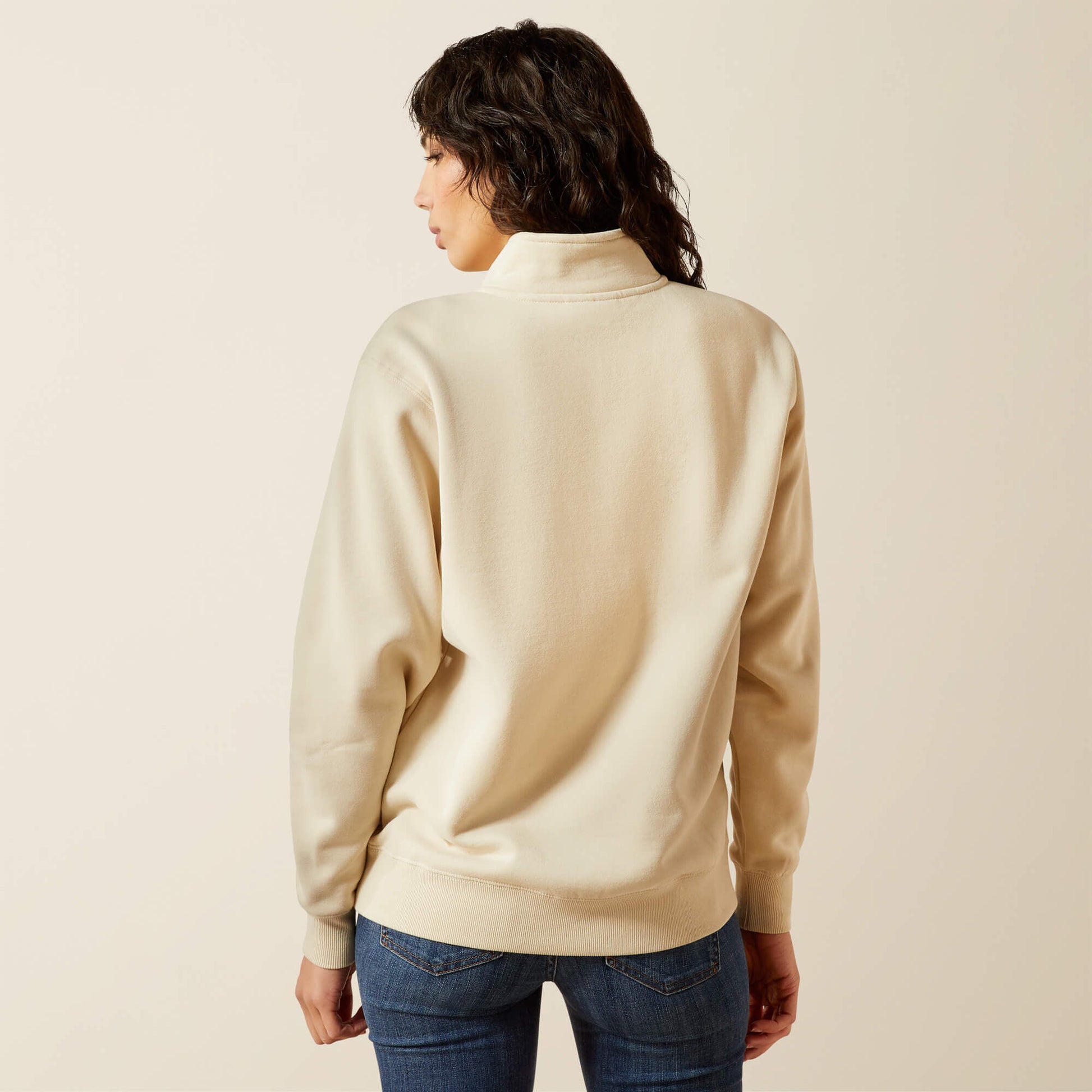 Ariat Women Denim and Supply 1/2 Zip Sweatshirt