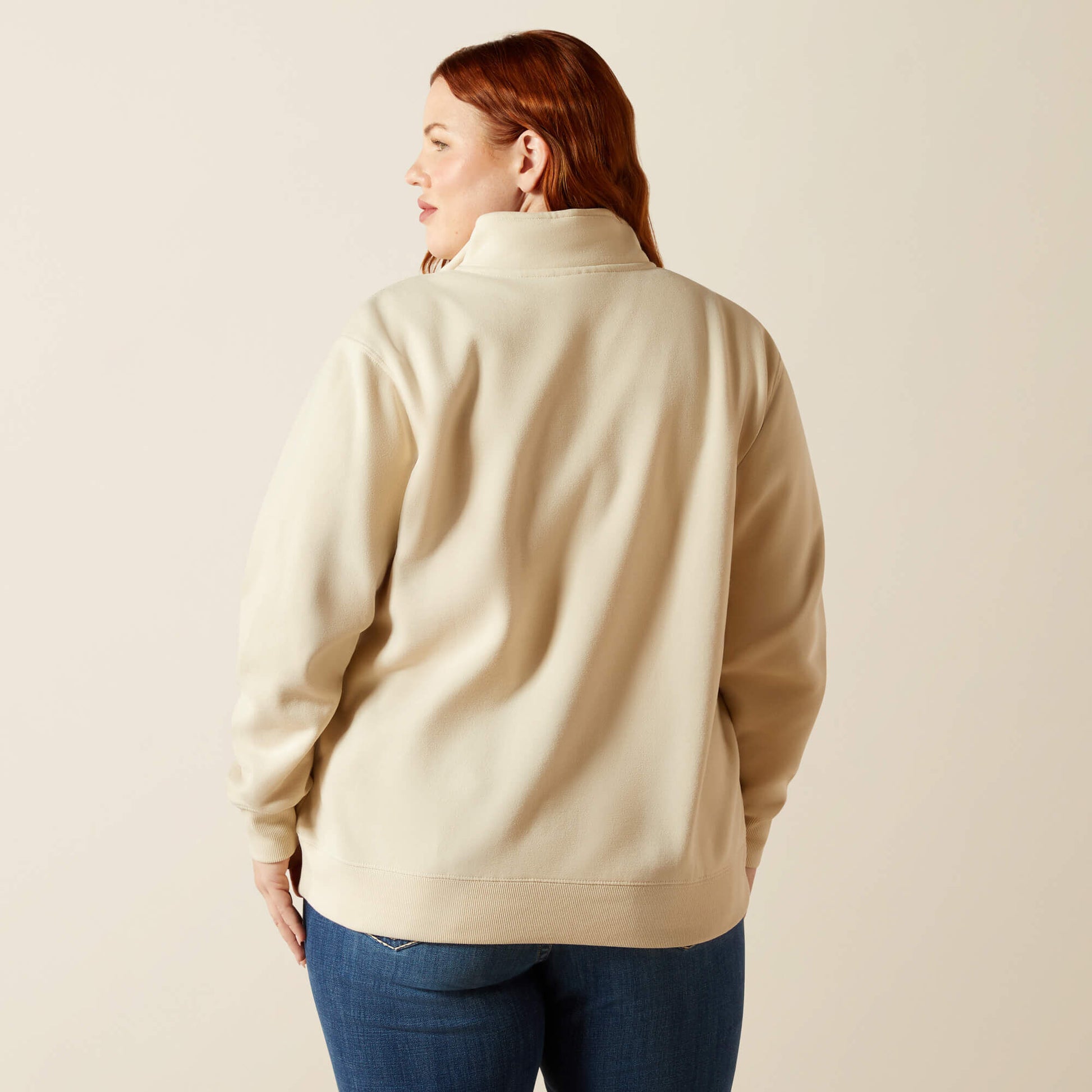 Ariat Women Denim and Supply 1/2 Zip Sweatshirt