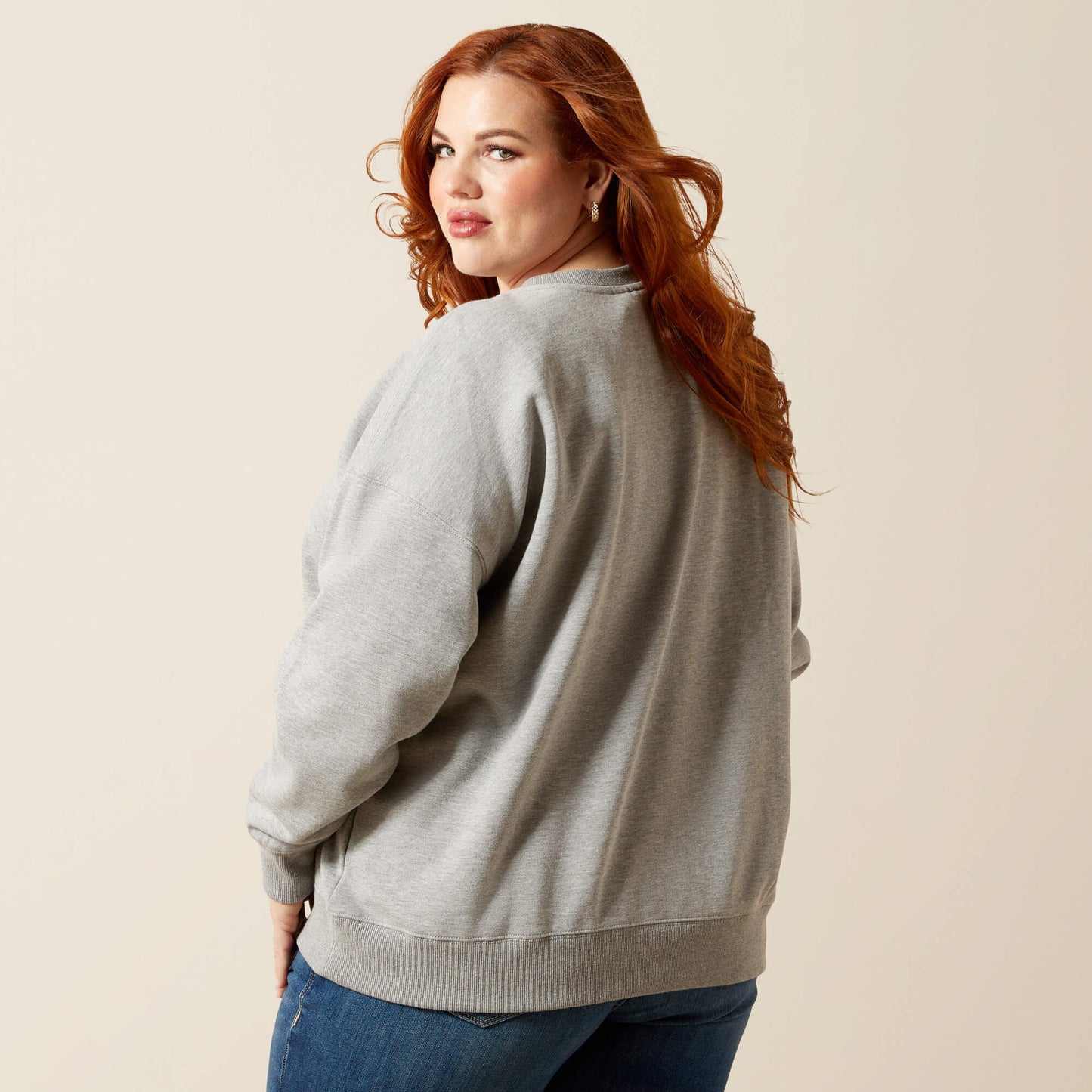 Ariat Women Scorpion Script Oversized Sweatshirt
