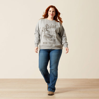 Ariat Women Scorpion Script Oversized Sweatshirt