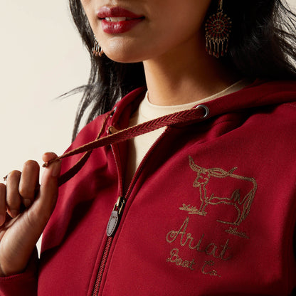 Ariat Women Stitched Full Zip Hoodie