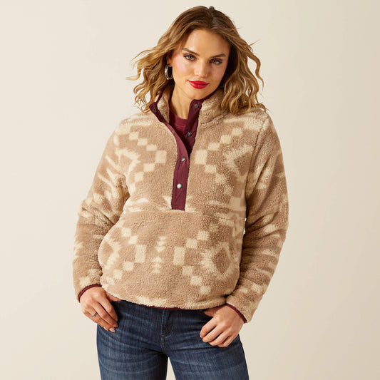 Ariat Women|Trends Berber Snap Front Sweatshirt