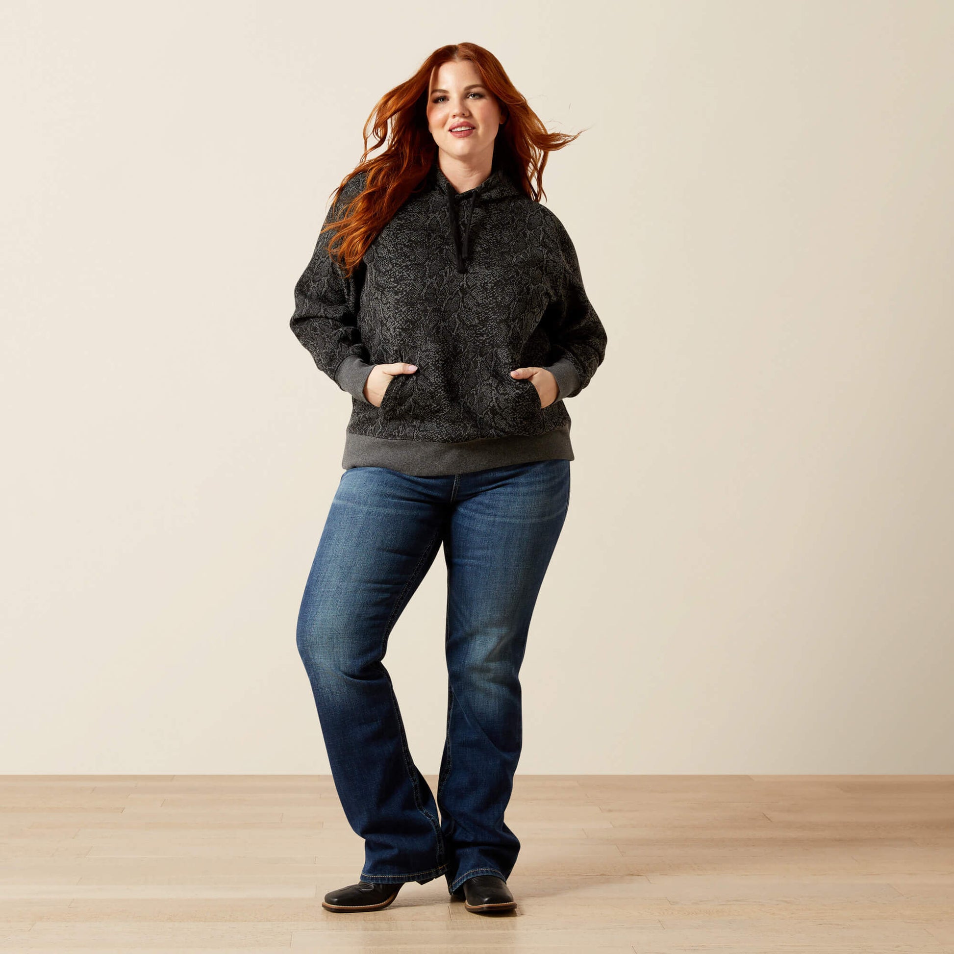 Ariat Women|Trends Snake Sheen Hoodie