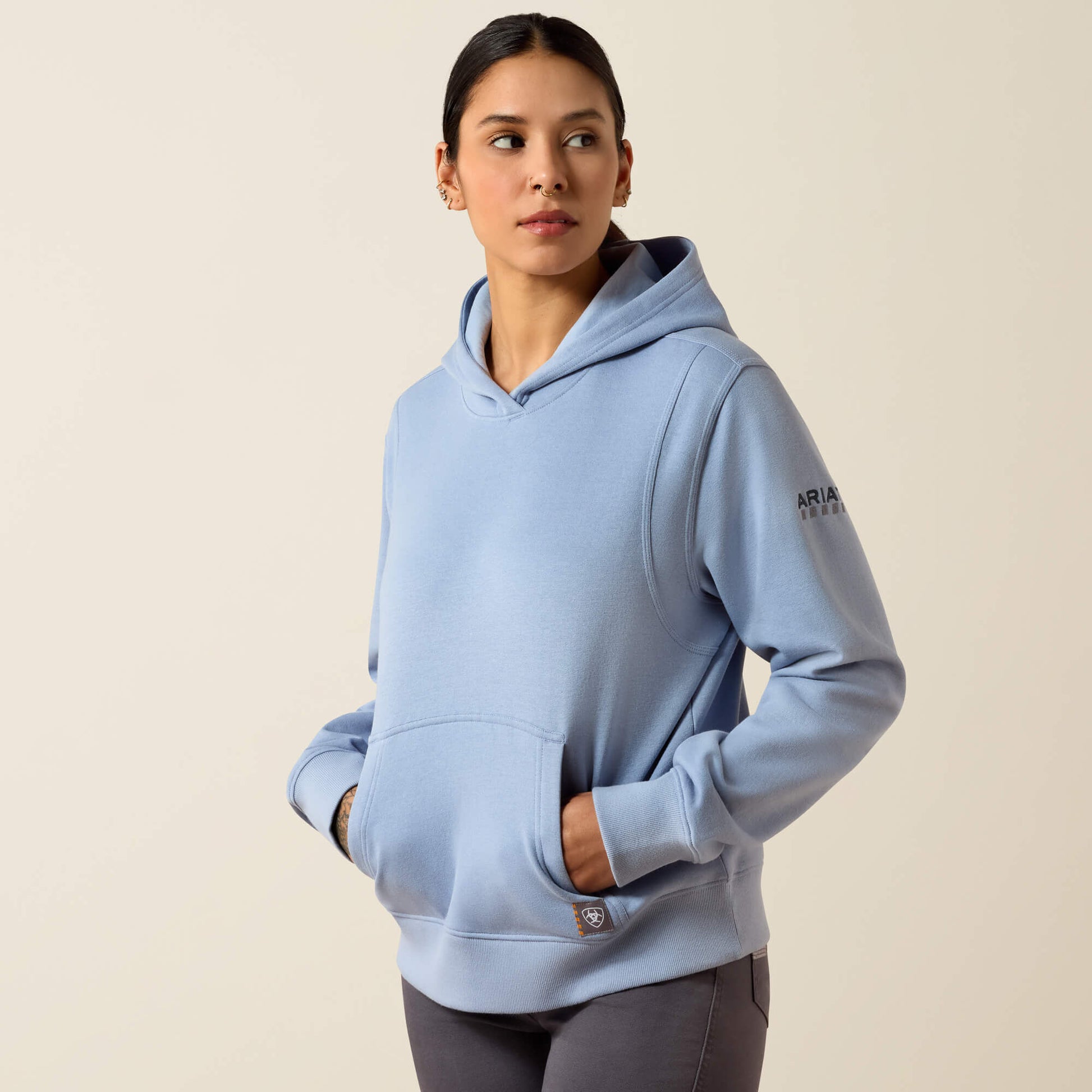 Ariat Women Rebar Lightweight Cropped Hoodie