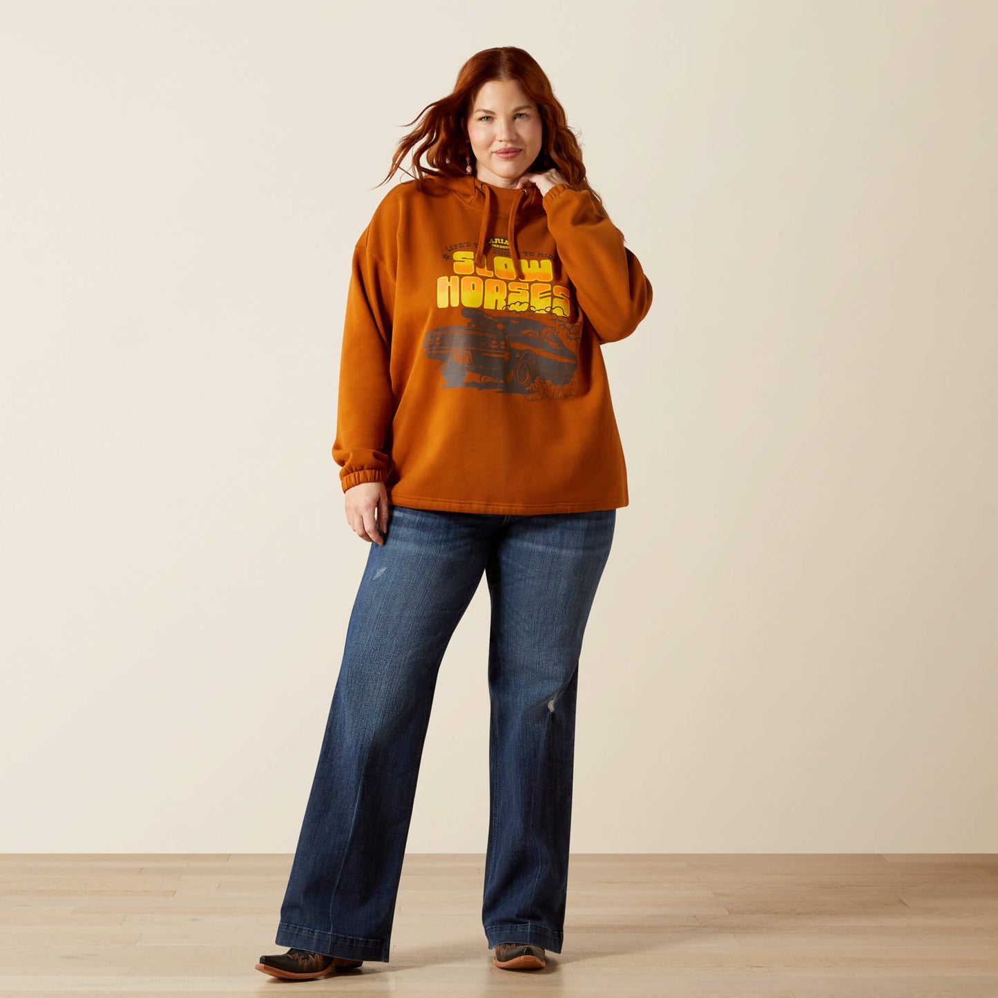 Ariat Women|Trends Essential Sendero Slow Horses Hoodie