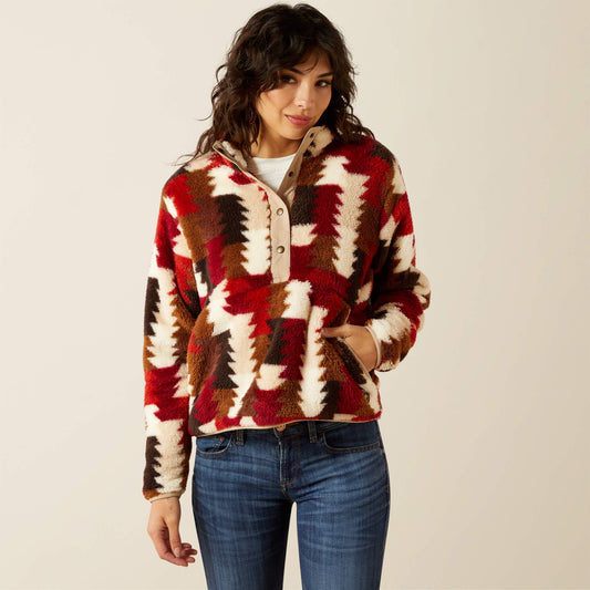Ariat Women Berber Snap Front Sweatshirt