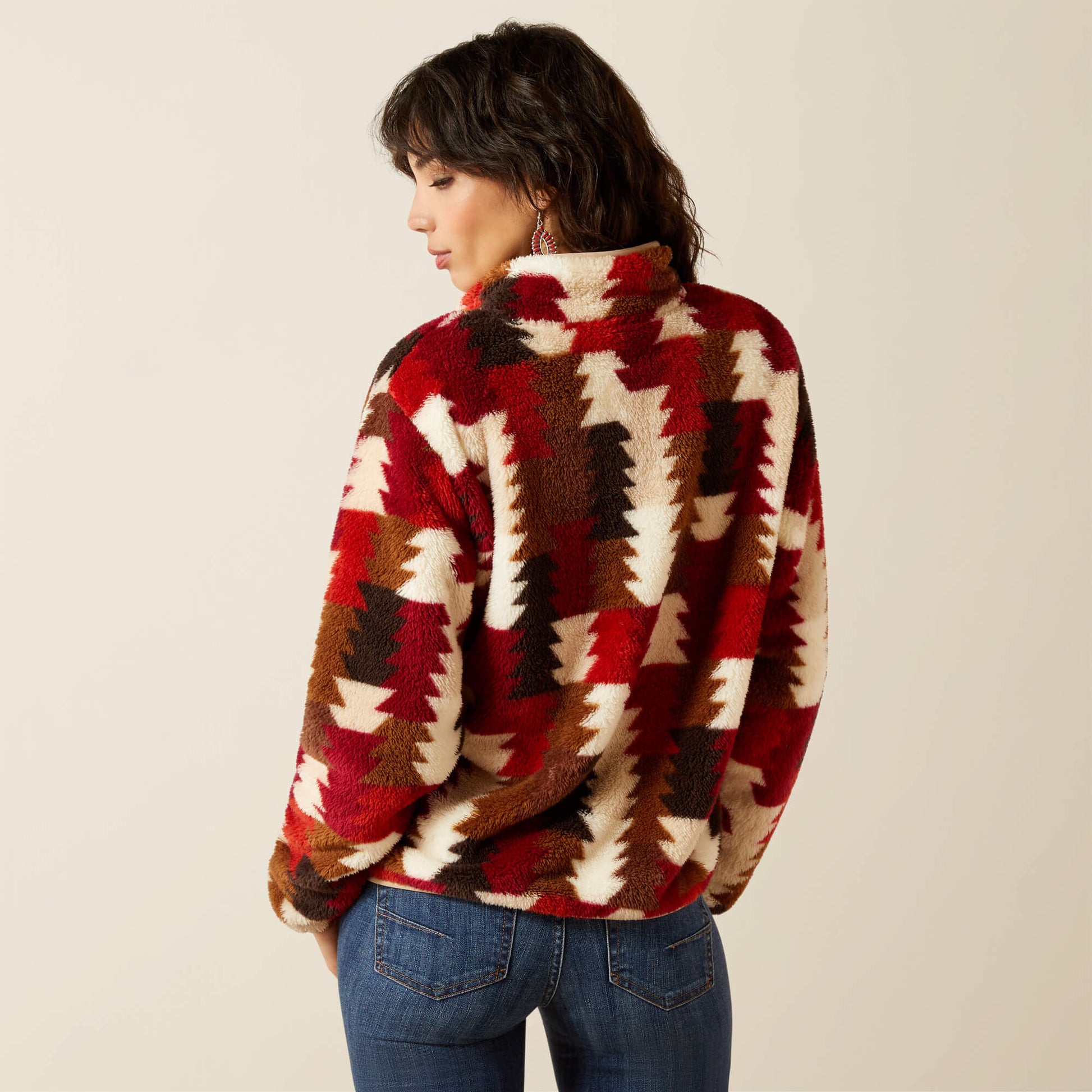 Ariat Women Berber Snap Front Sweatshirt