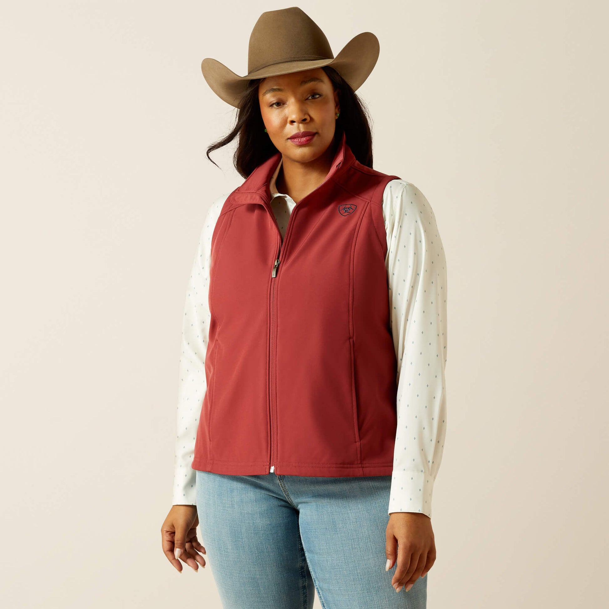 Ariat Women Ariat Logo Softshell Vest