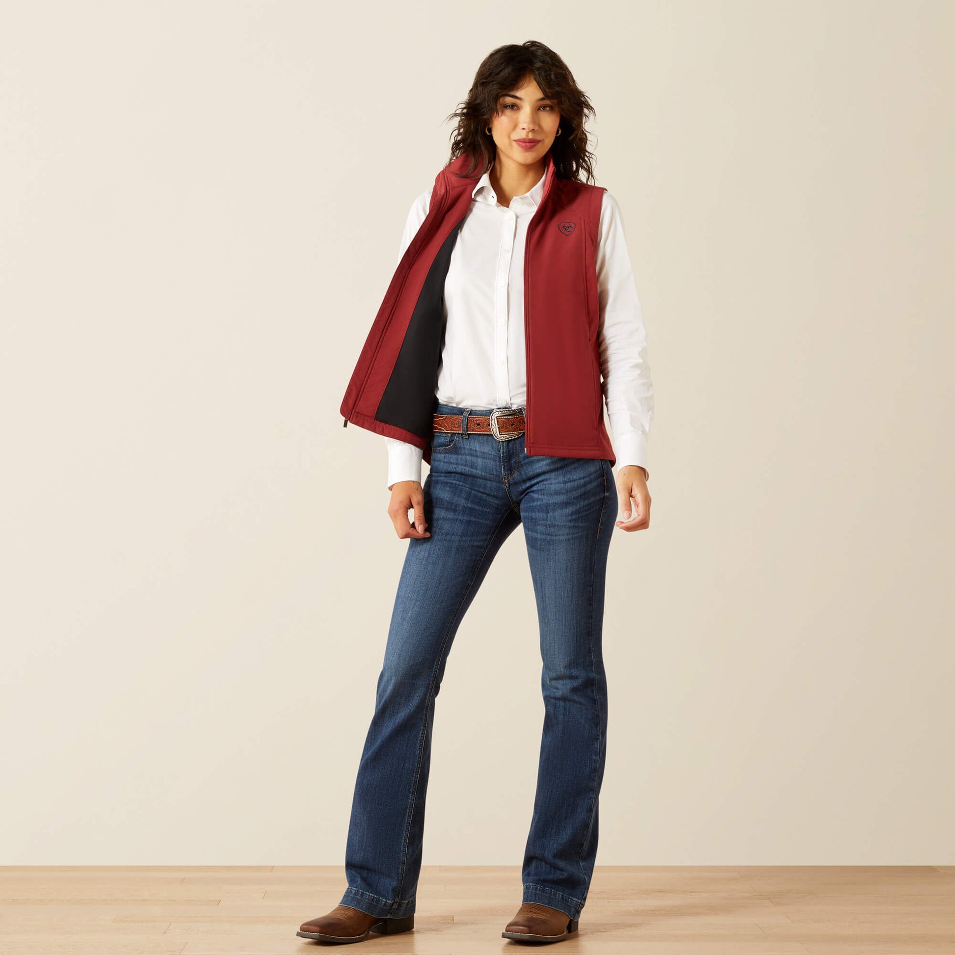 Ariat Women Ariat Logo Softshell Vest