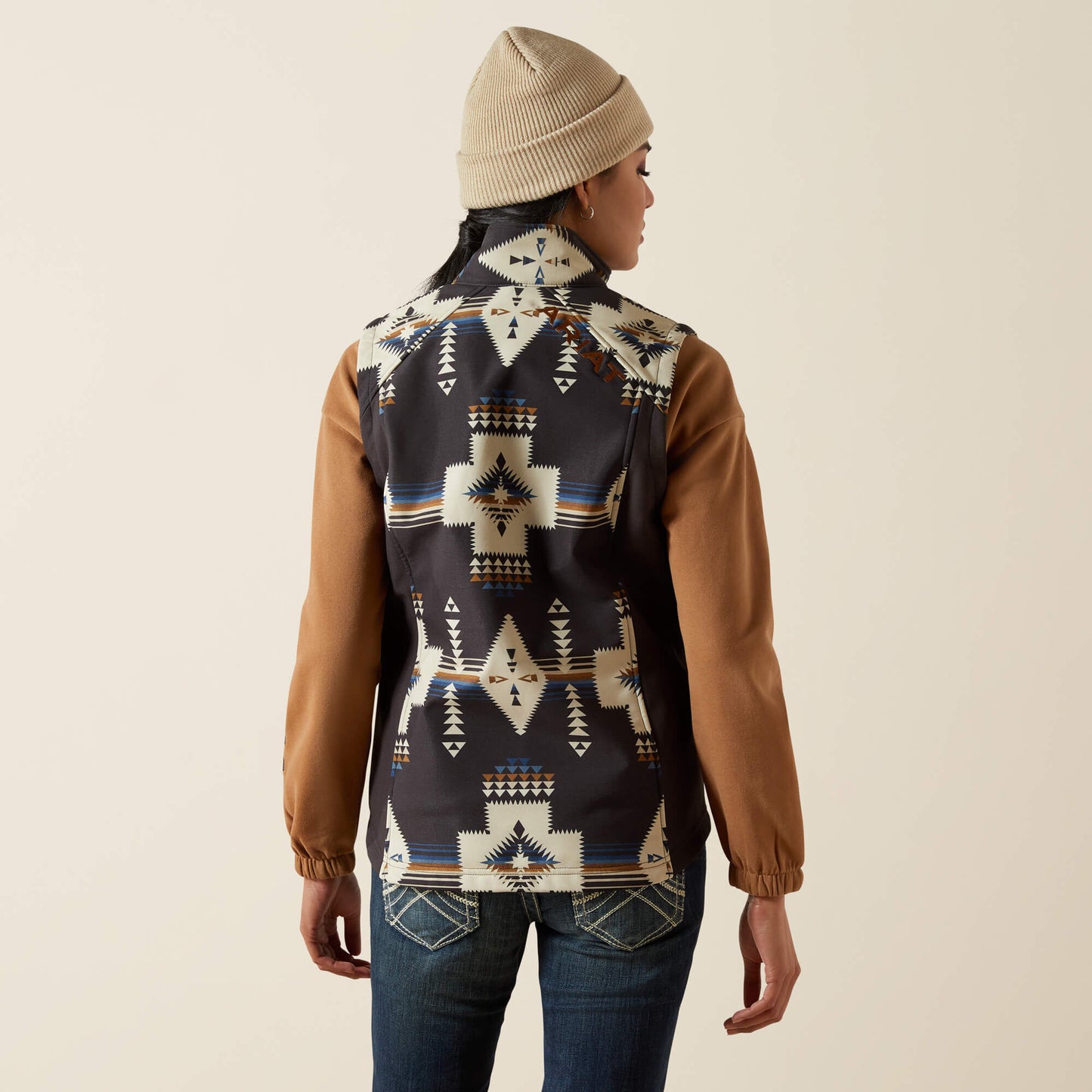 Ariat Women Ariat Logo Softshell Print Vest