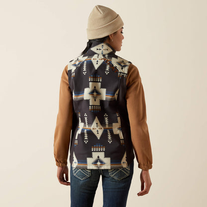 Ariat Women Ariat Logo Softshell Print Vest