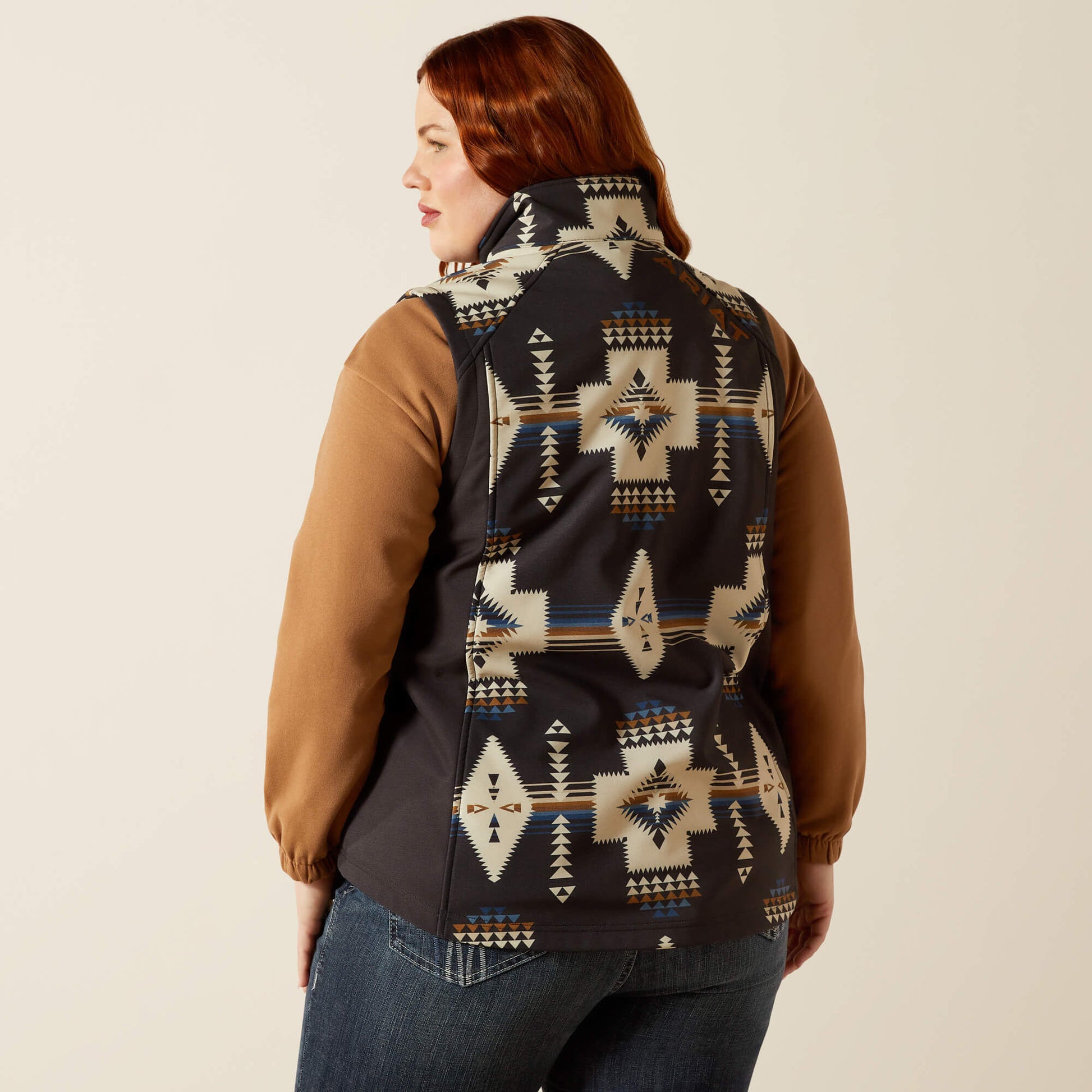 Ariat Women Ariat Logo Softshell Print Vest