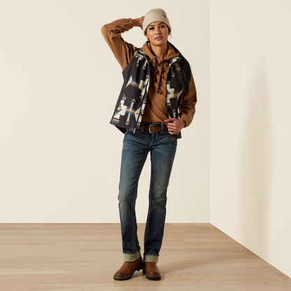 Ariat Women Ariat Logo Softshell Print Vest