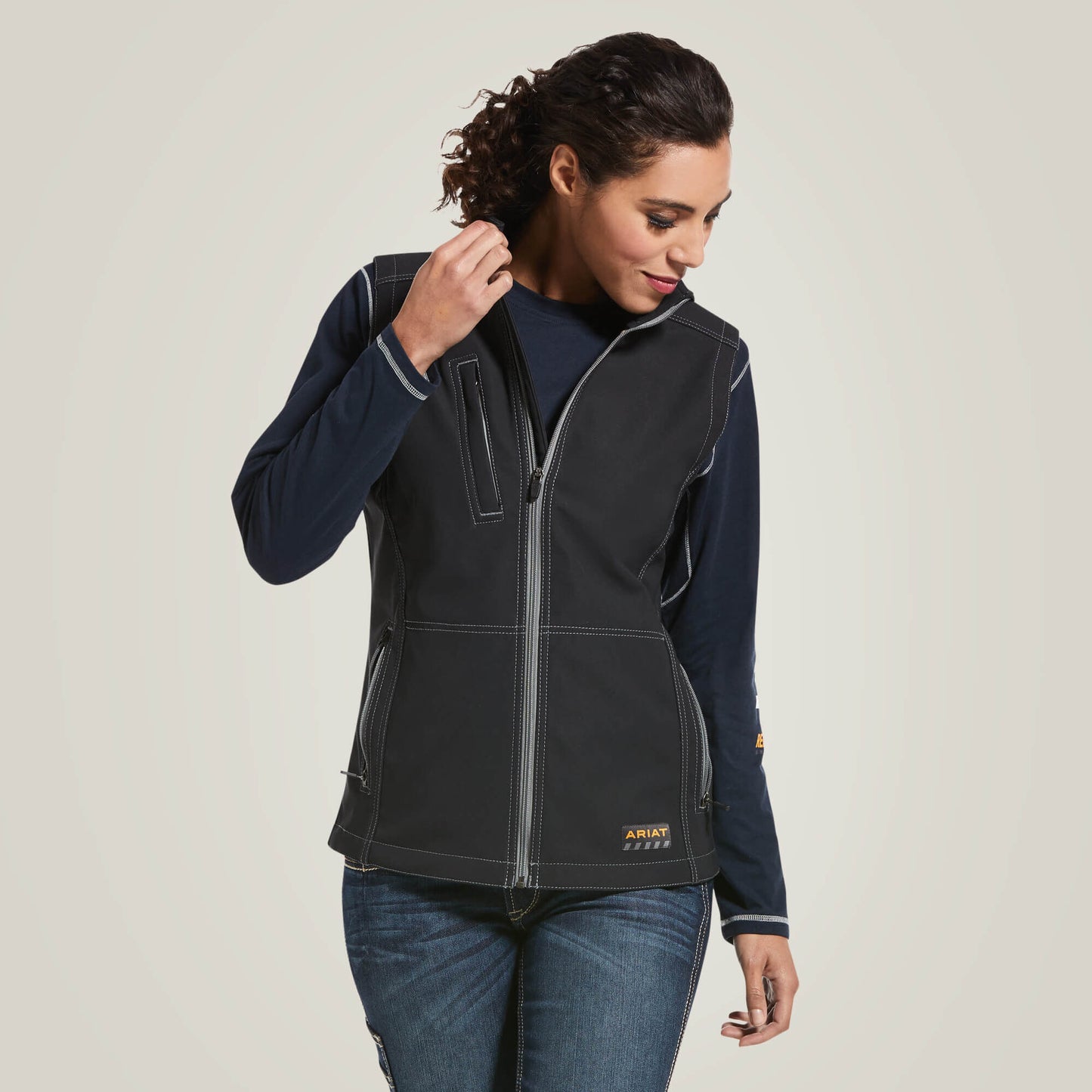 Ariat Women Rebar Stretch Canvas Softshell Vest
