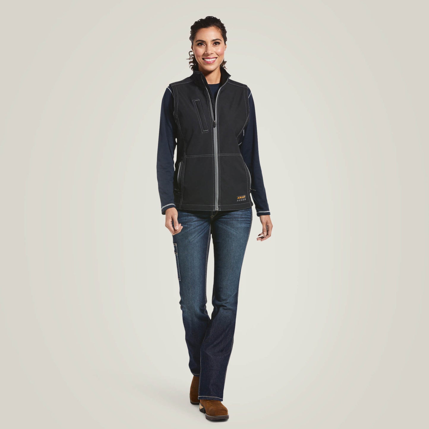 Ariat Women Rebar Stretch Canvas Softshell Vest