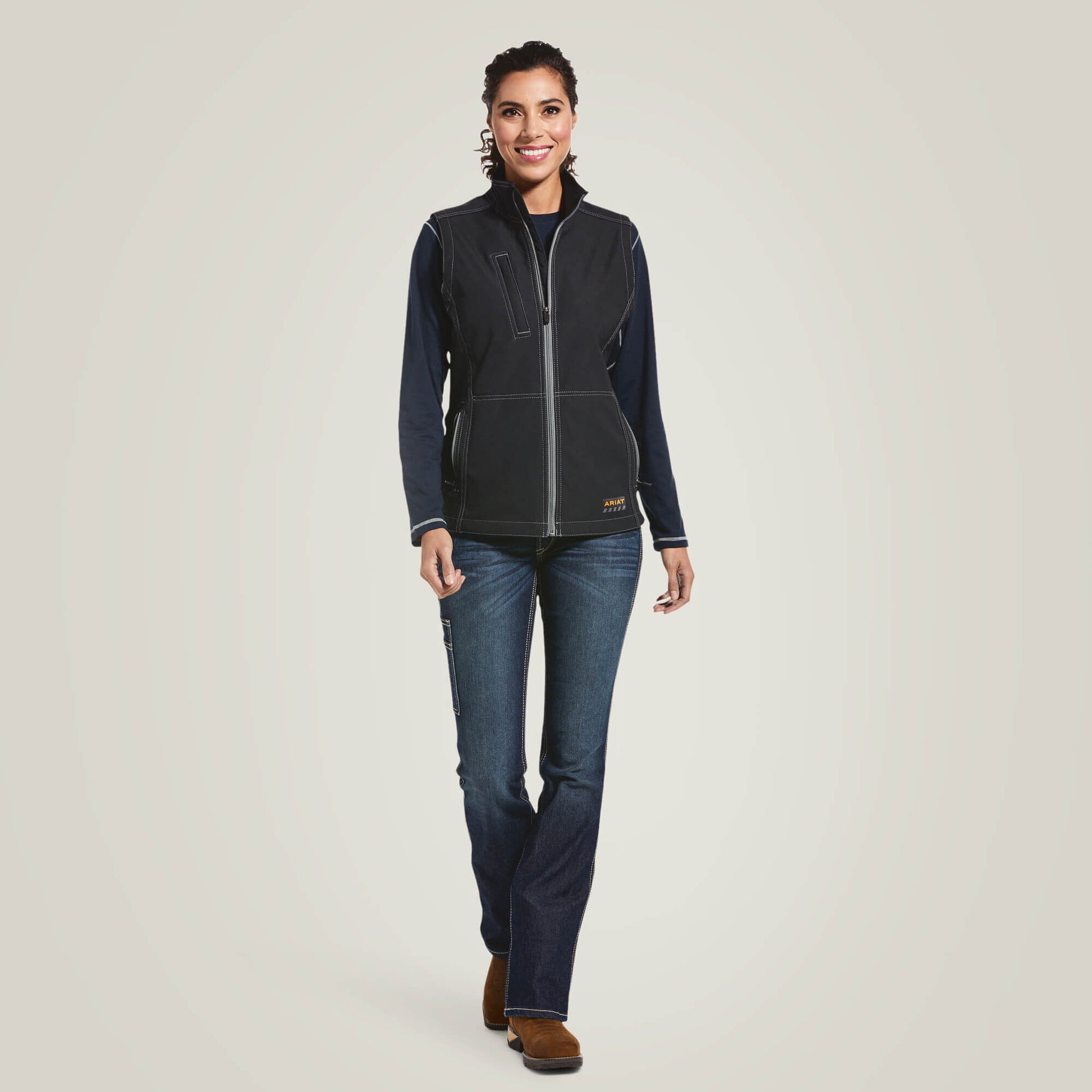 Ariat Women Rebar Stretch Canvas Softshell Vest