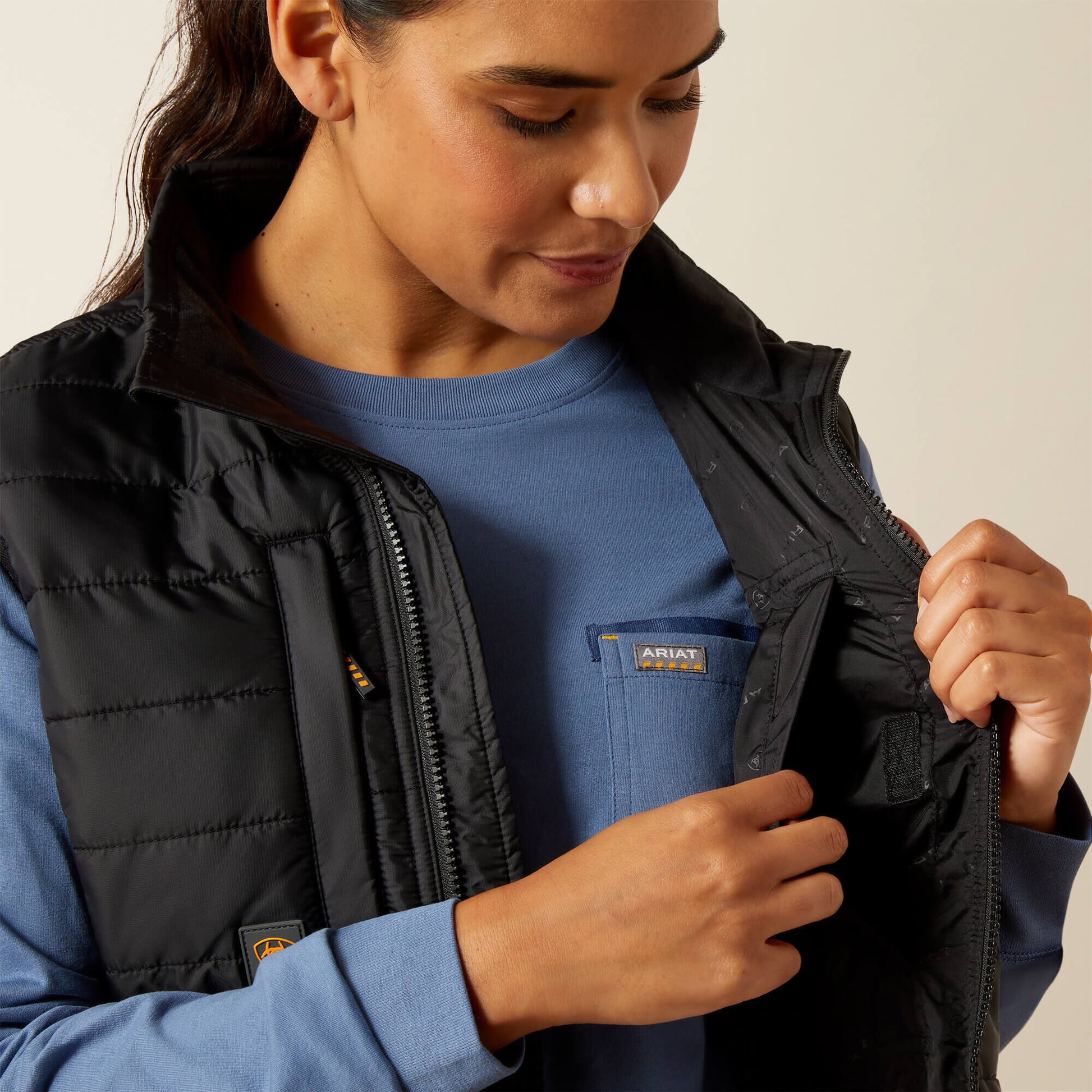 Ariat Women Rebar Cordura Ripstop Lightweight Insulated Vest