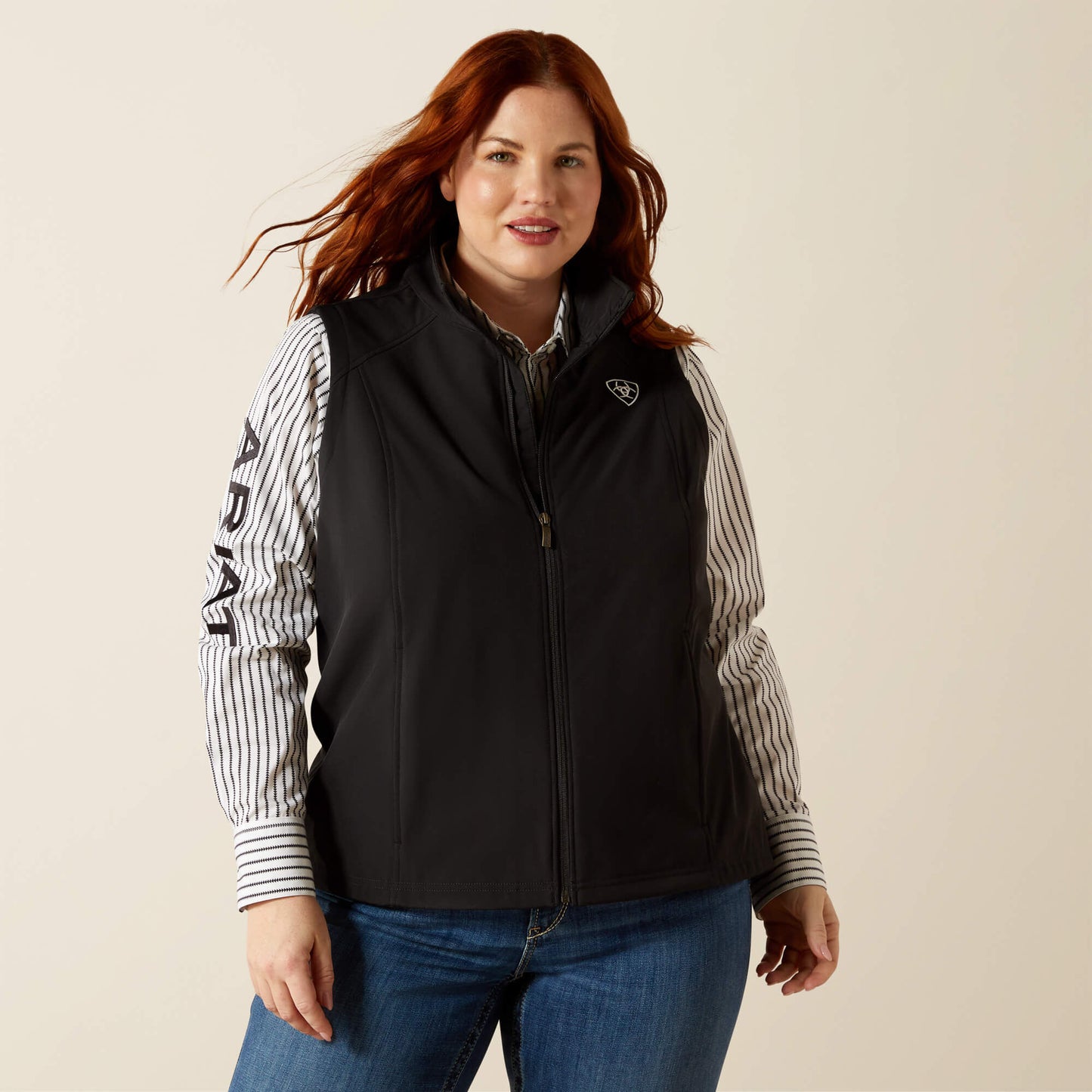 Ariat Women Ariat Logo Softshell Vest