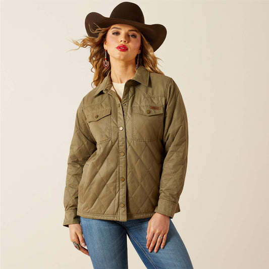 Ariat Women Grizzly Quilted Barn Jacket