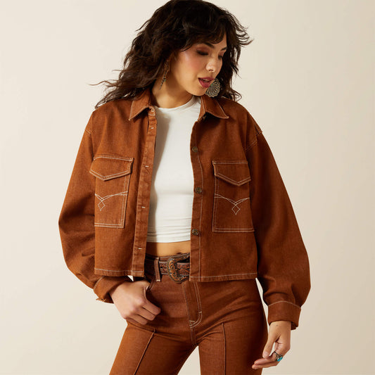 Ariat Women|Trends Boxy Cropped Denim Jacket