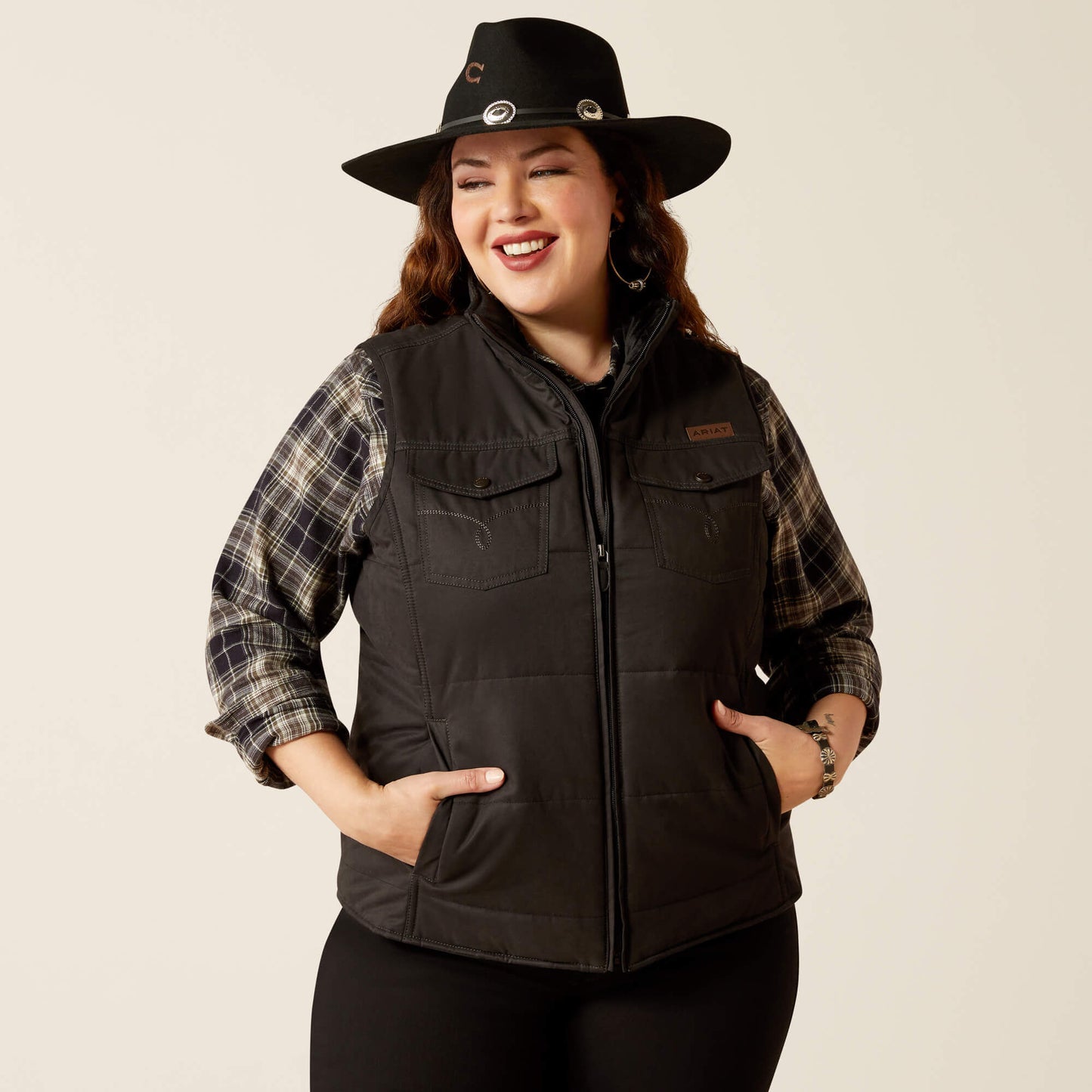 Ariat Women Grizzly Quilted Vest