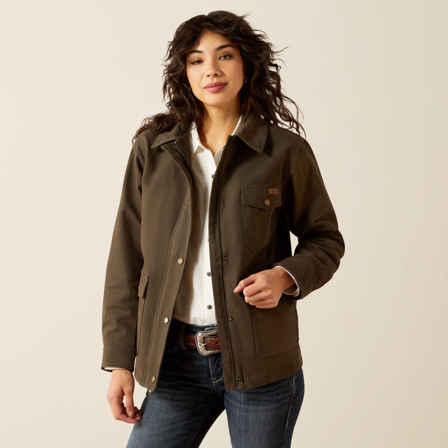 Ariat Women Western Canvas Chore Jacket
