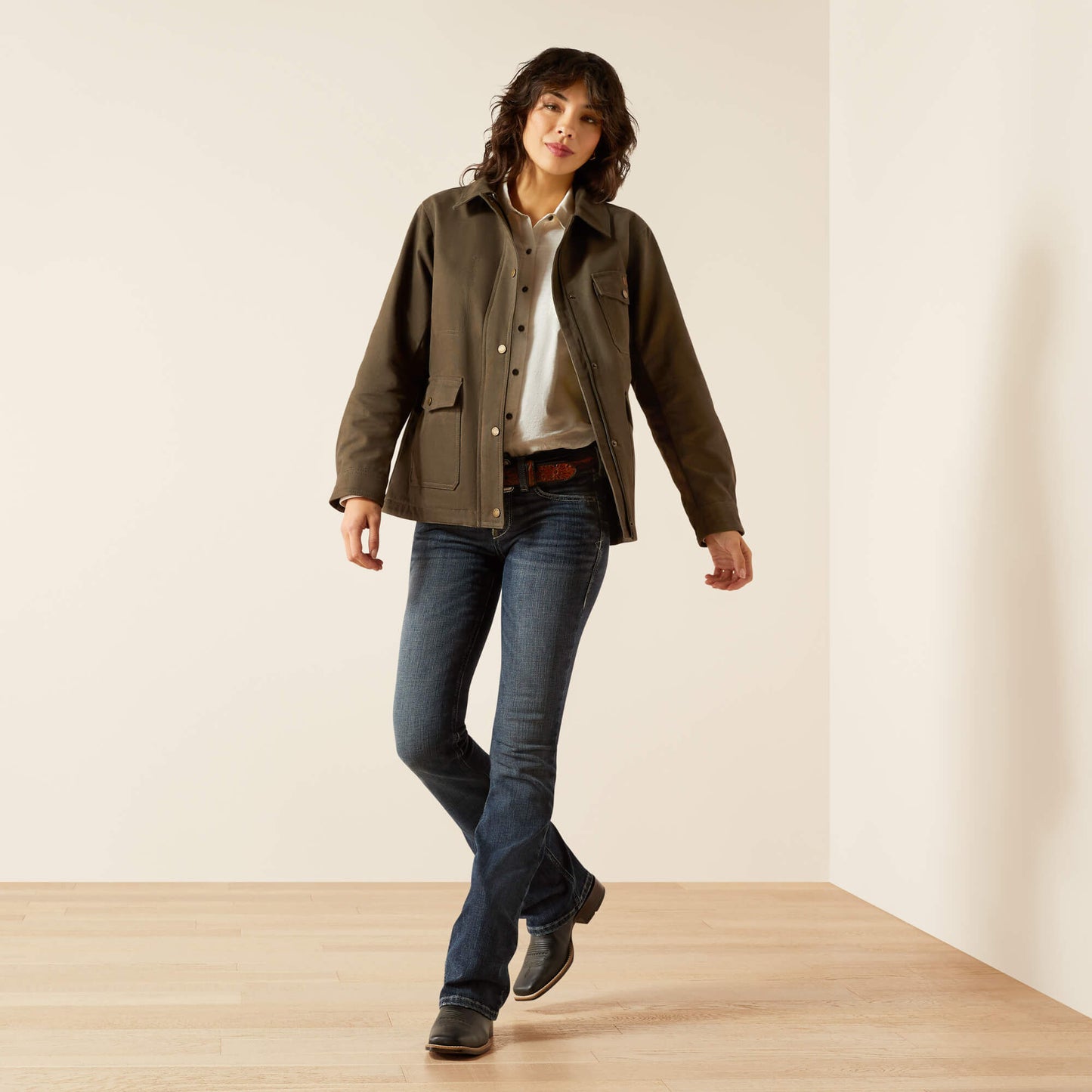 Ariat Women Western Canvas Chore Jacket
