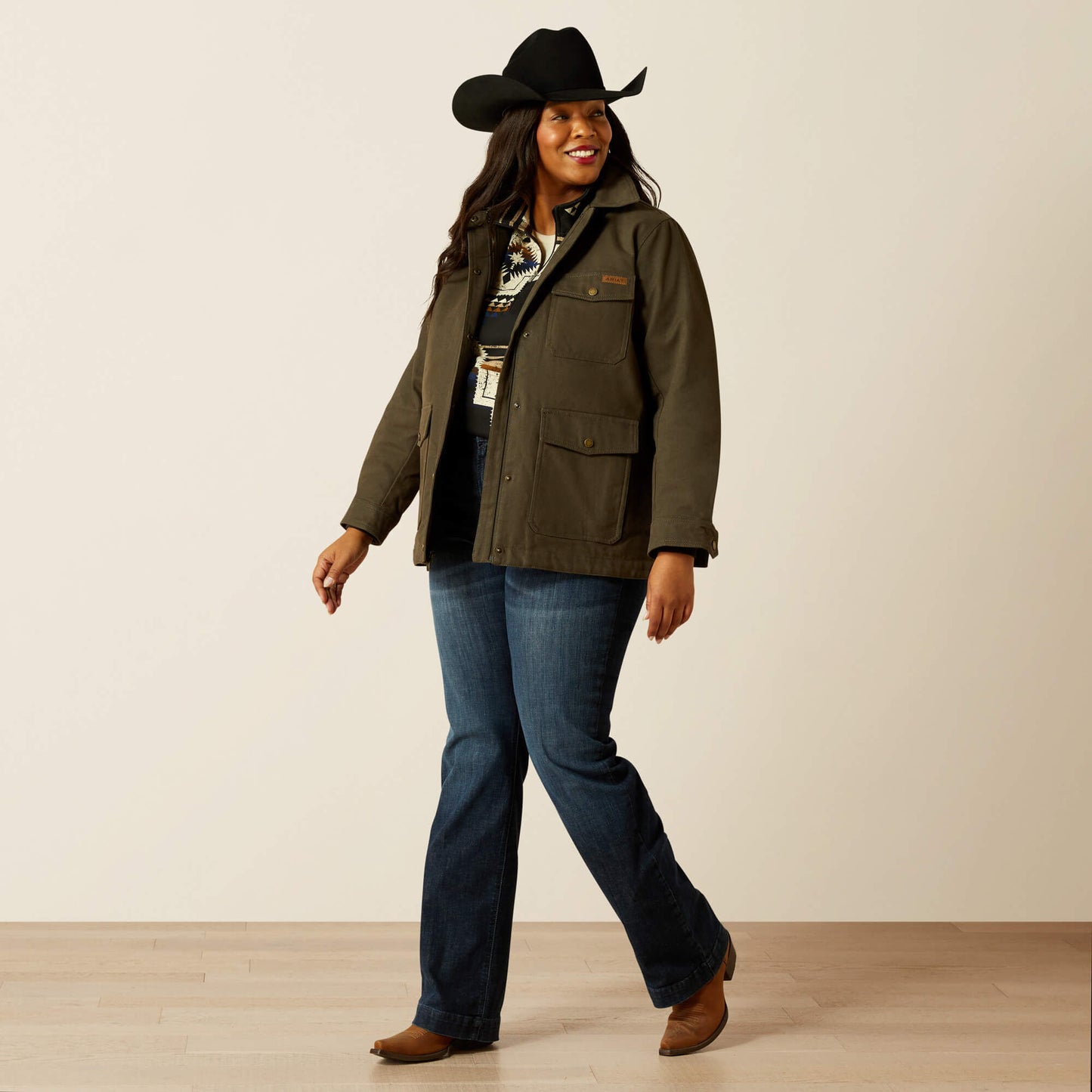 Ariat Women Western Canvas Chore Jacket
