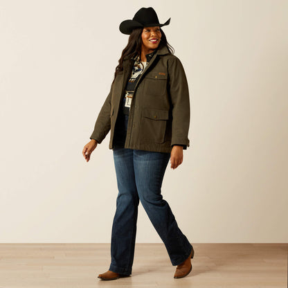 Ariat Women Western Canvas Chore Jacket