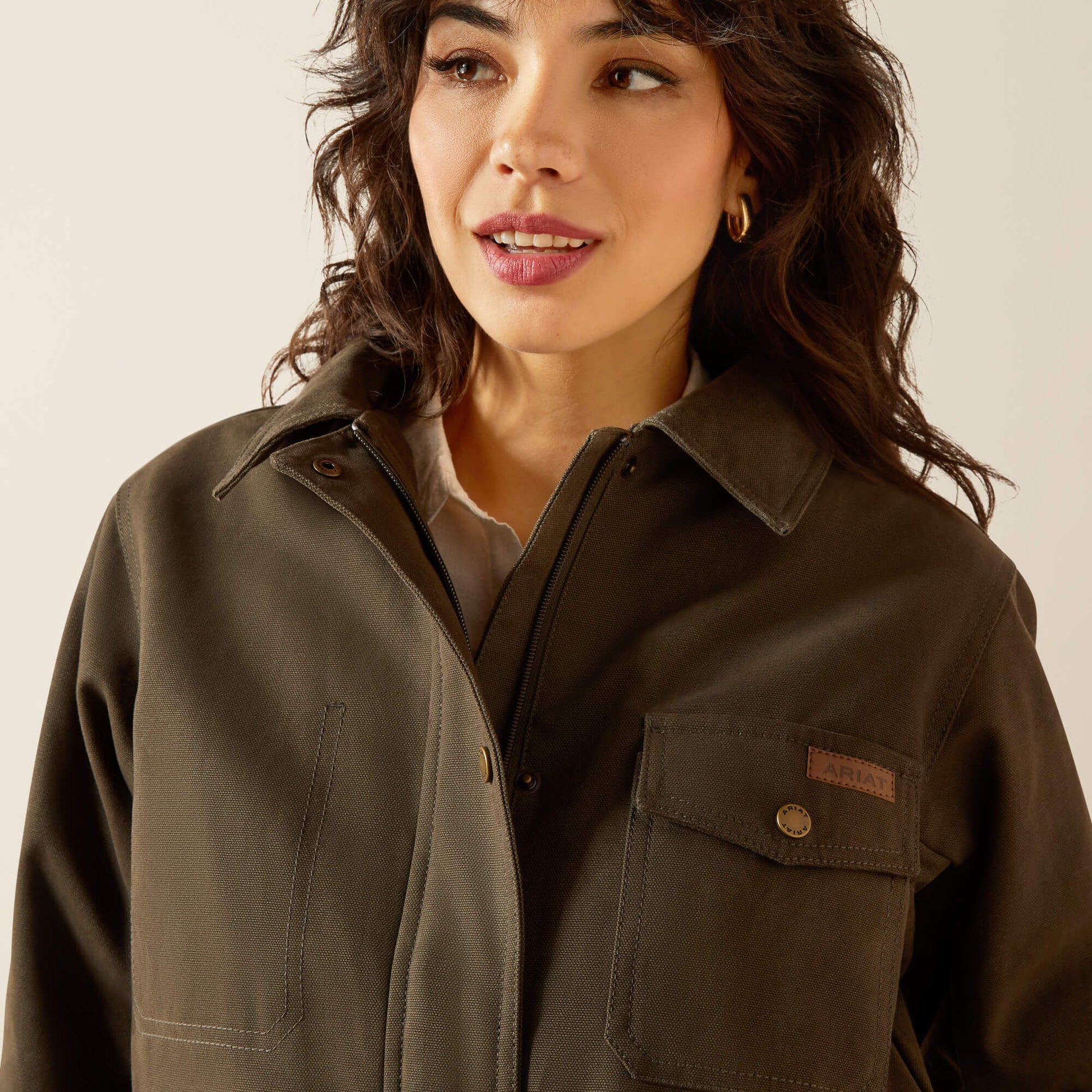 Ariat Women Western Canvas Chore Jacket