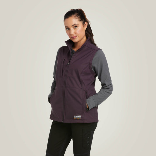 Ariat Women Rebar Stretch Canvas Softshell Vest