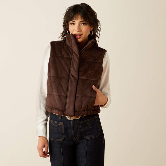 Ariat Women|Trends Swirls Faux Leather Vest