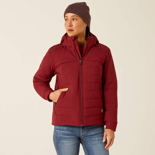 Ariat Women Rebar Valkyrie Stretch Canvas Insulated Jacket