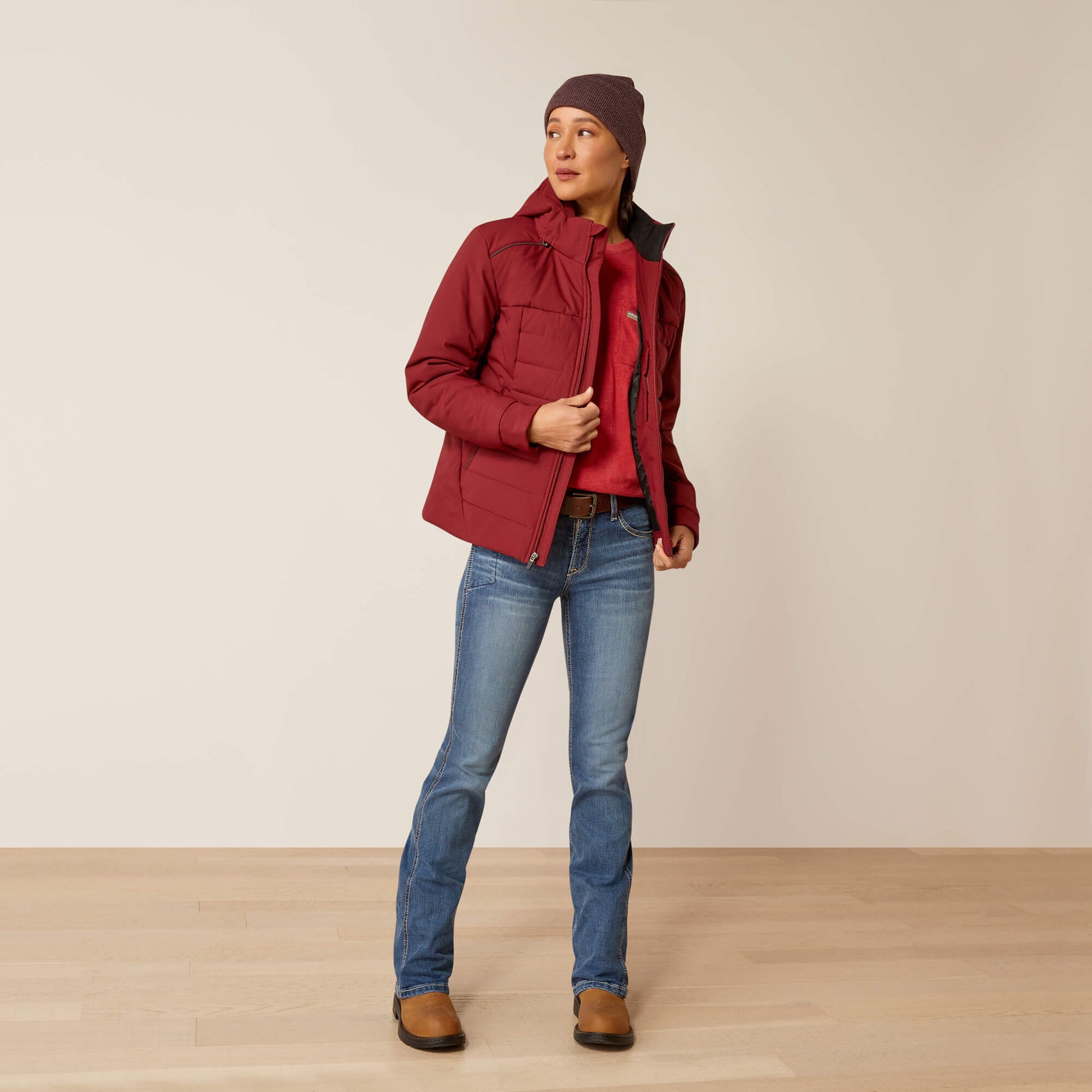 Ariat Women Rebar Valkyrie Stretch Canvas Insulated Jacket