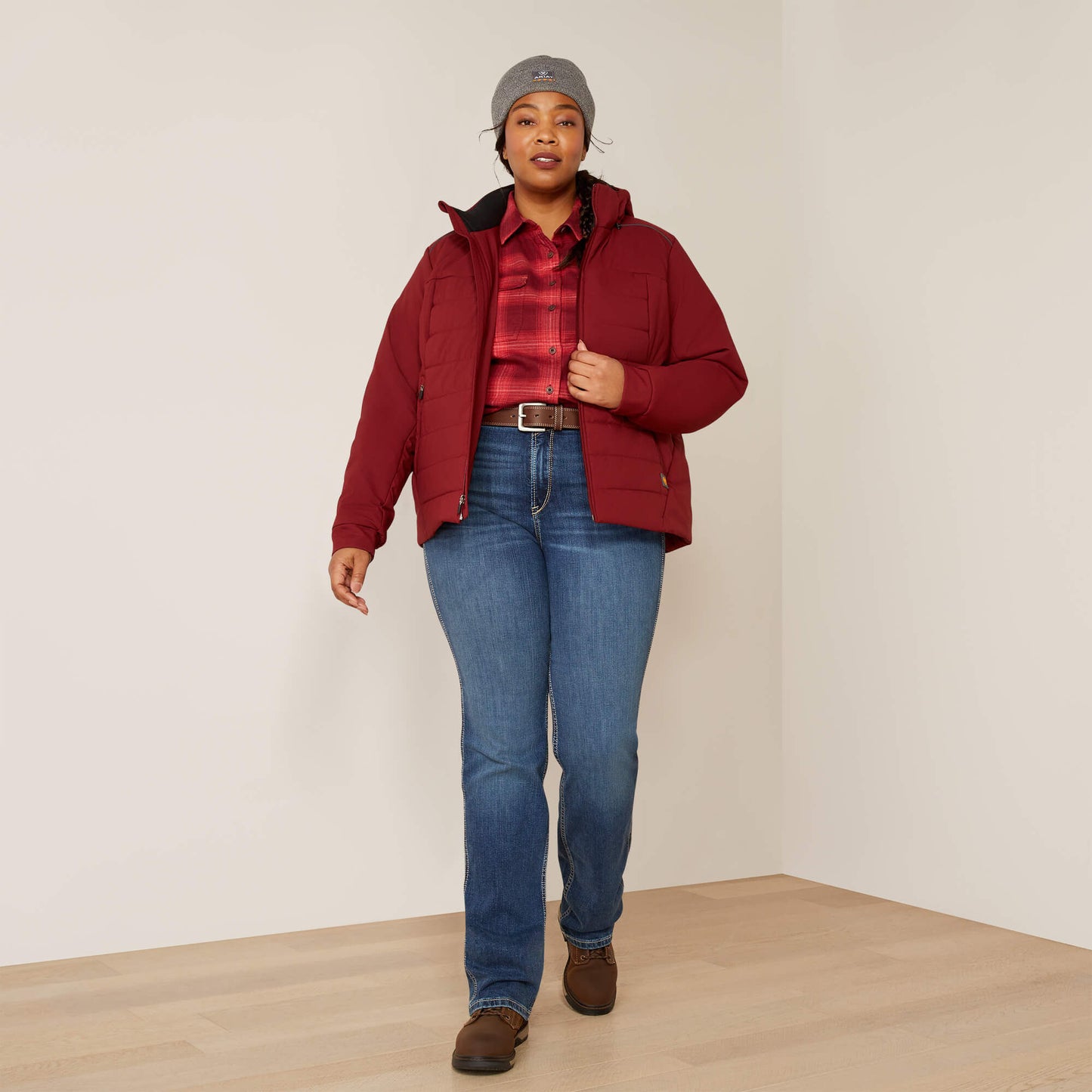 Ariat Women Rebar Valkyrie Stretch Canvas Insulated Jacket