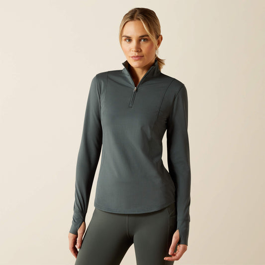 Ariat Women Gridwork 2.0 1/4 Zip Baselayer