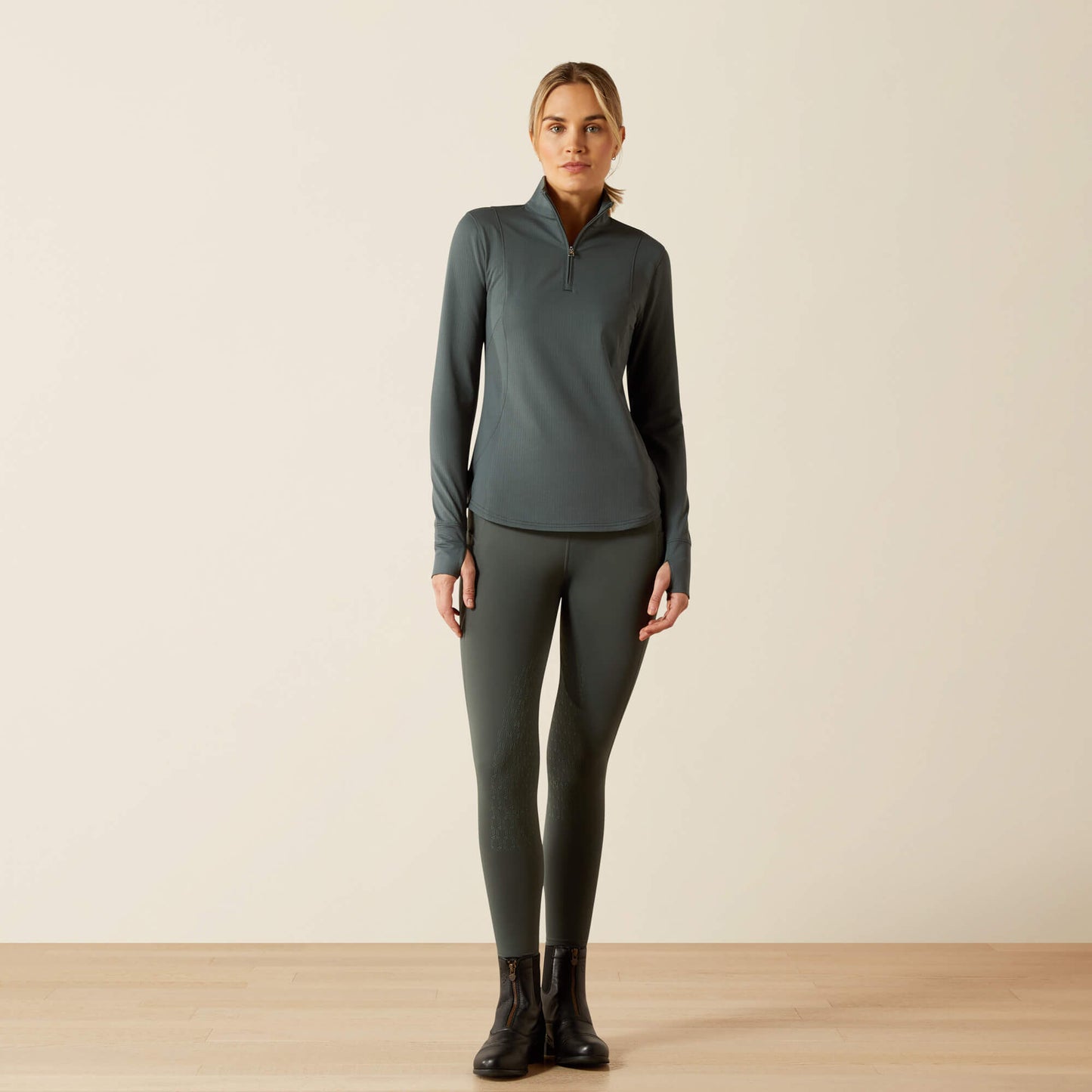 Ariat Women Gridwork 2.0 1/4 Zip Baselayer