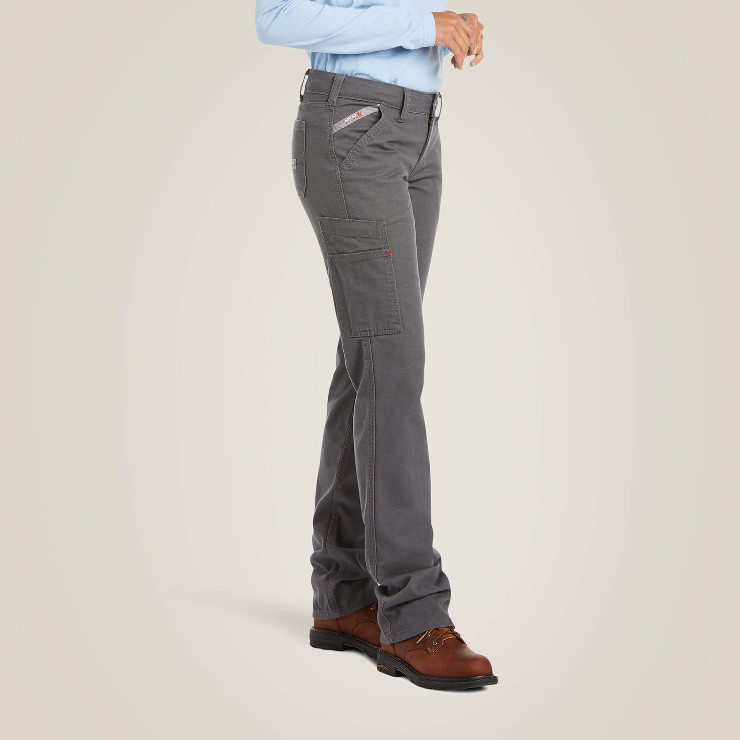 Ariat Women FR Stretch DuraLight Canvas Stackable Straight Leg Pant