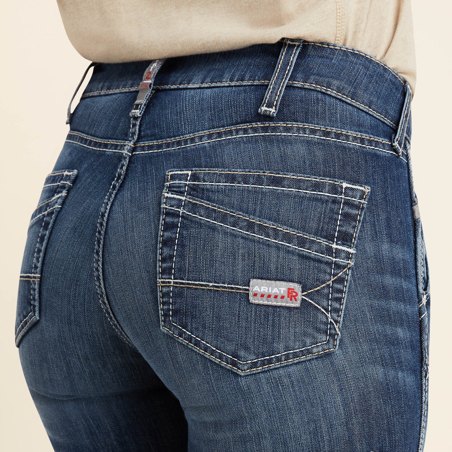 Ariat Women FR Perfect Rise DuraLight Stretch Cell Phone Pocket Straight Jean
