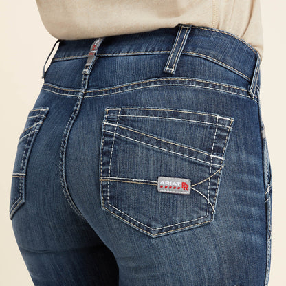 Ariat Women FR Perfect Rise DuraLight Stretch Cell Phone Pocket Straight Jean