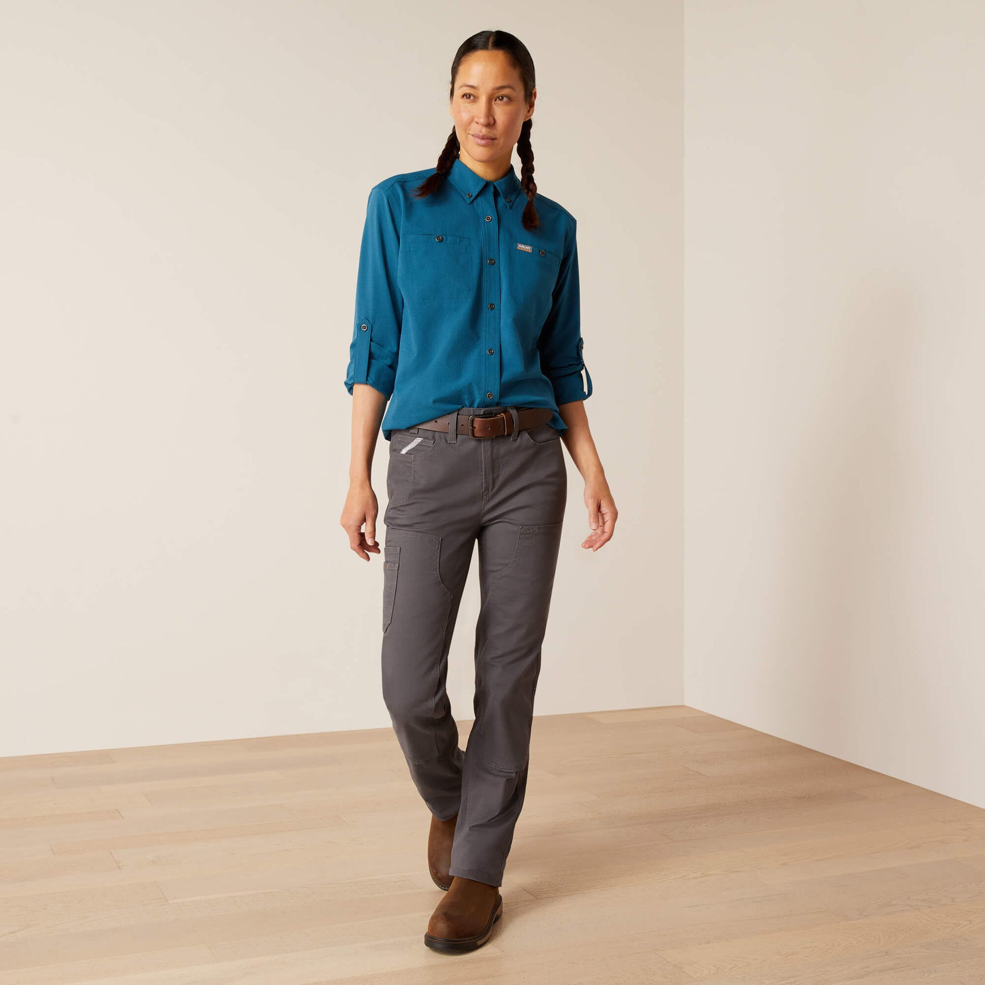 Ariat Women Rebar PR DuraStretch Made Tough Double Front Straight Pant
