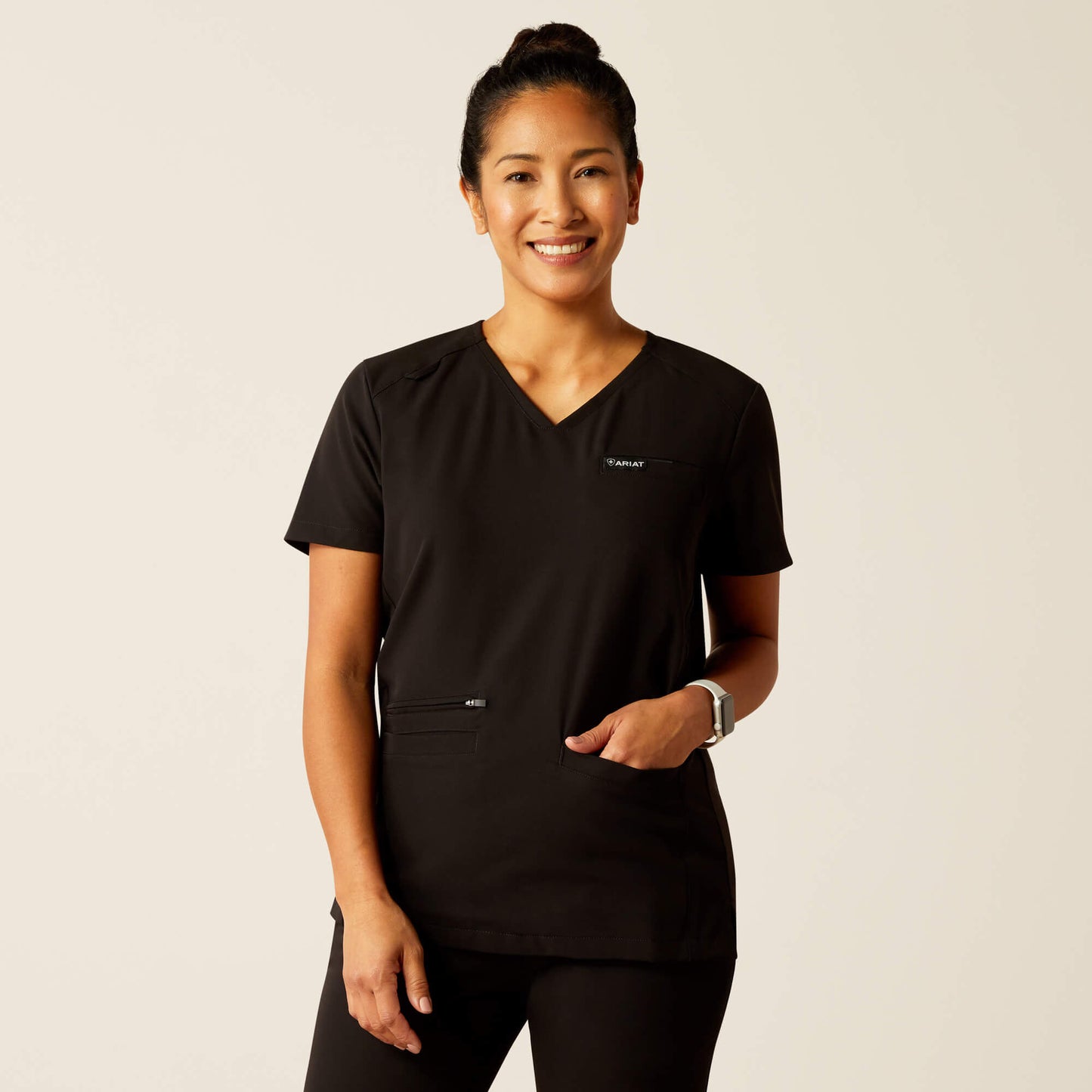 Ariat Women Clara 6 Pocket Scrub Top