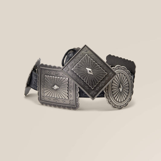Ariat Women Oval and Rectangle Concho Belt