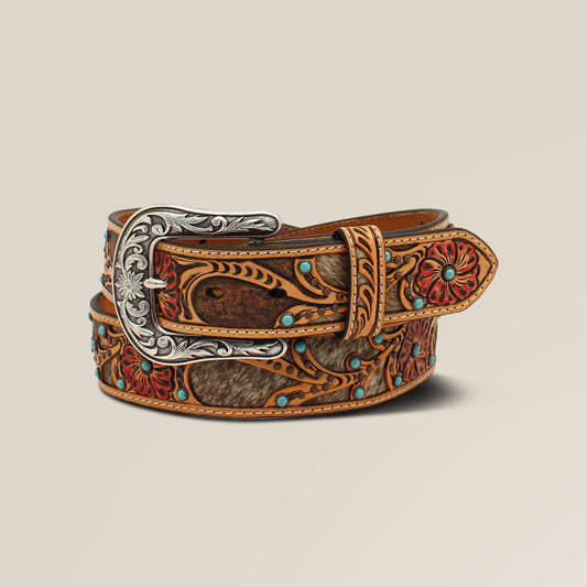 Ariat Women|Trends Flower/Calf Hair Belt